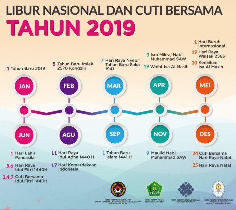 Hari Libur Nasional 2019