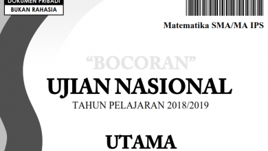 Bocoran Soal UN Matematika IPS 2019