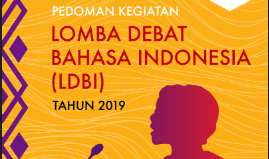 Juknis Lomba Debat Bahasa Indonesia (LDBI) SMA 2019 PDF