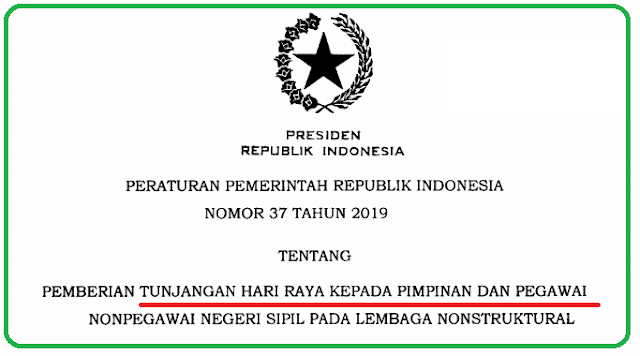 PP Nomor 37 Tahun 2019