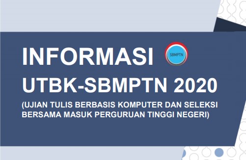 Informasi UTBK 2020 SBMPTN 2020