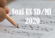 Soal US SD MI 2020