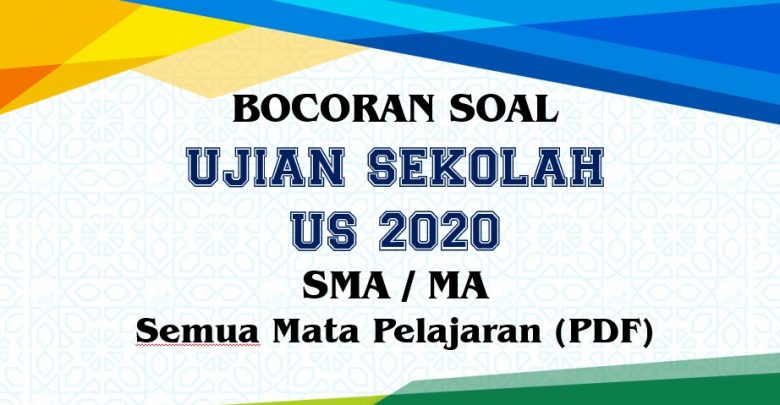 Bocoran Soal Us Bahasa Inggris Tahun 2020 Pdf