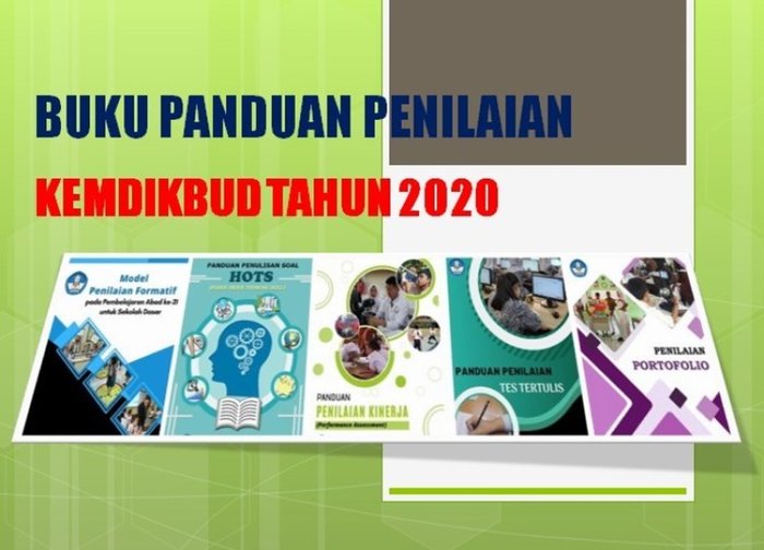 Download Buku Penilaian Terbaru Kemdikbud Tahun 2020 PDF