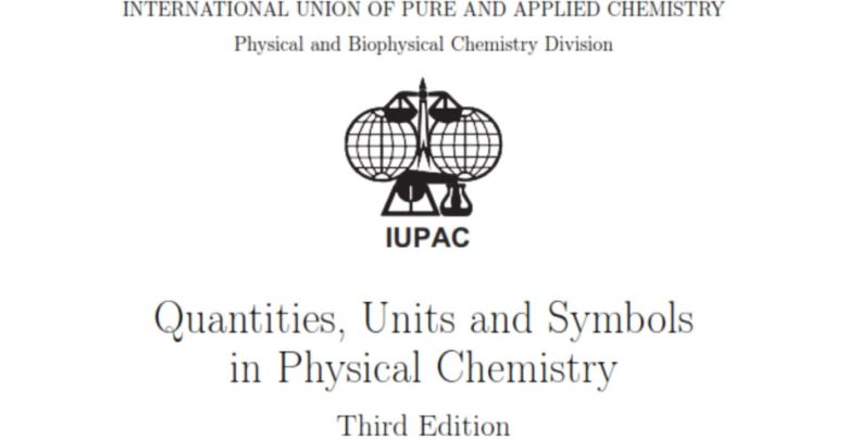 Cara Menulis Simbol Besaran dalam Kimia Sesuai IUPAC