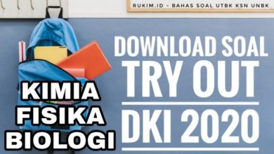 Download Soal TO DKI 2020 Kimia Fisika Biologi