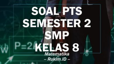 Download Soal PTS Matematika SMP Kelas 8 Semester 2 Genap