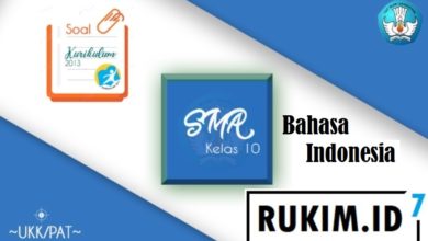 Soal PAT Bahasa Indonesia Kelas X SMA 2020 PDF