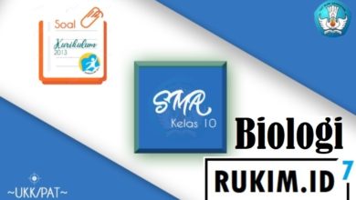 Soal PAT Biologi Kelas X SMA 2020 PDF