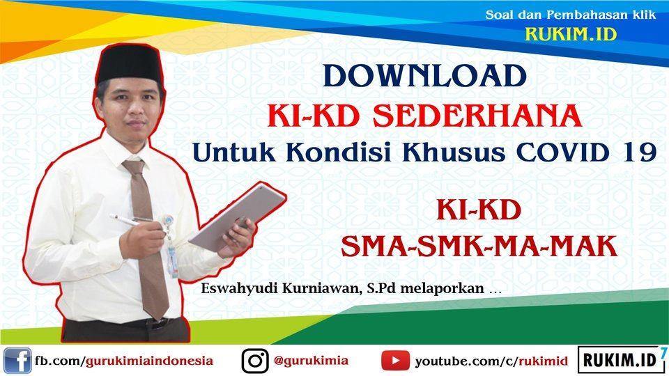 Download KI KD Sederhana Semua Mapel Untuk Kondisi Khusus PDF