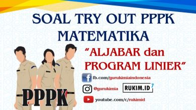 Soal try Out PPPK Matematika SMP SMA SMK 2021 aljabar program linier