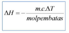 termokimia kalorimeter soal