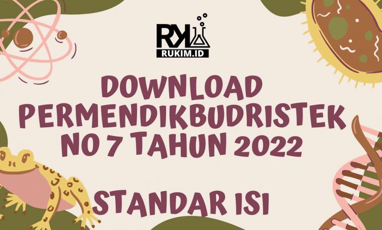 Download Permendikbudristek Nomor 7 tahun 2022 Standar Isi PDF