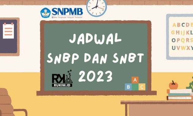 Jadwal Resmi Snbp Dan Utbk Utbk Snbt