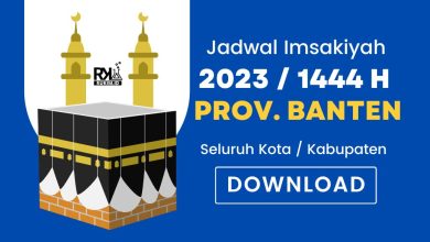 Jadwal Imsakiyah Ramadhan 2023 1444 H Banten
