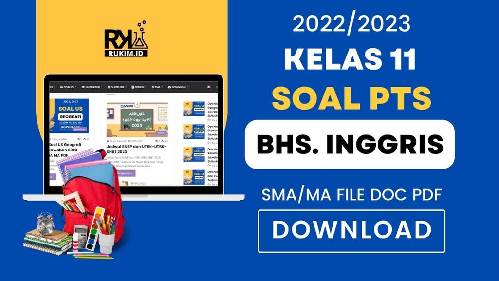 Soal PTS Bahasa Inggris Kelas 11 Semester 2