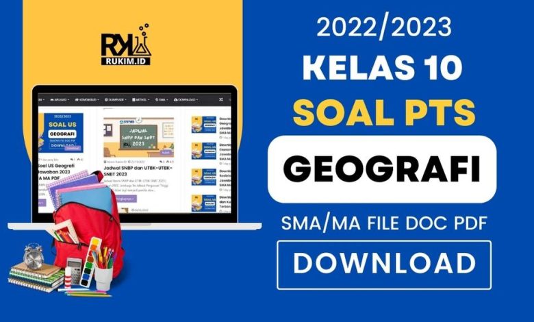 Soal PTS Geografi Kelas 10 Semester 2