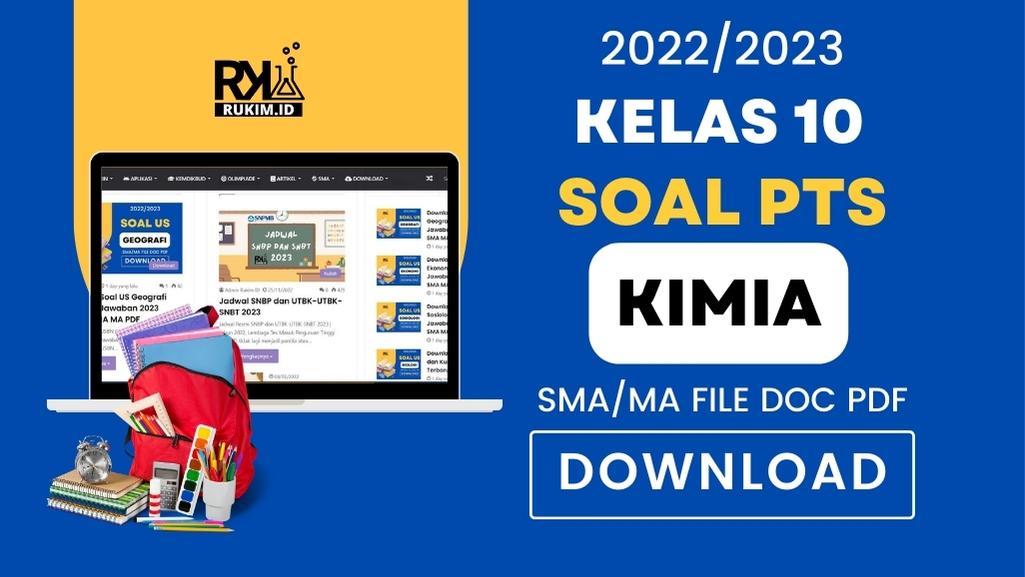 Soal PTS Kimia Kelas 10 Semester 2