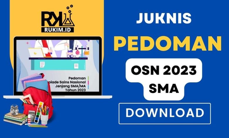 Juknis Pedoman OSN SMA 2023 Download PDF