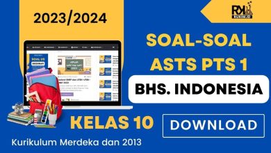Download Soal ASTS PTS Ganjil Bahasa Indonesia Kelas 10 SMA MA Kurikulum Merdeka Kurikulum 2013