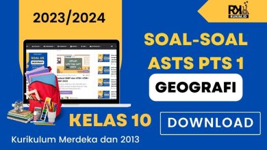 Download Soal ASTS PTS Ganjil Geografi Kelas 10 SMA MA Kurikulum Merdeka Kurikulum 2013
